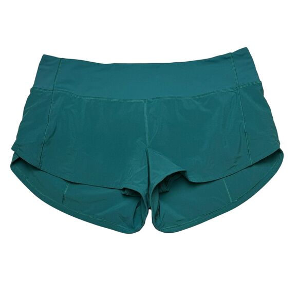 Lululemon Speed Up Low Rise Lined Short 2.5" Teal Lagoon - Picture 2 of 8